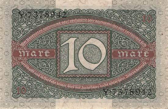 10 Mark 63a K/Y